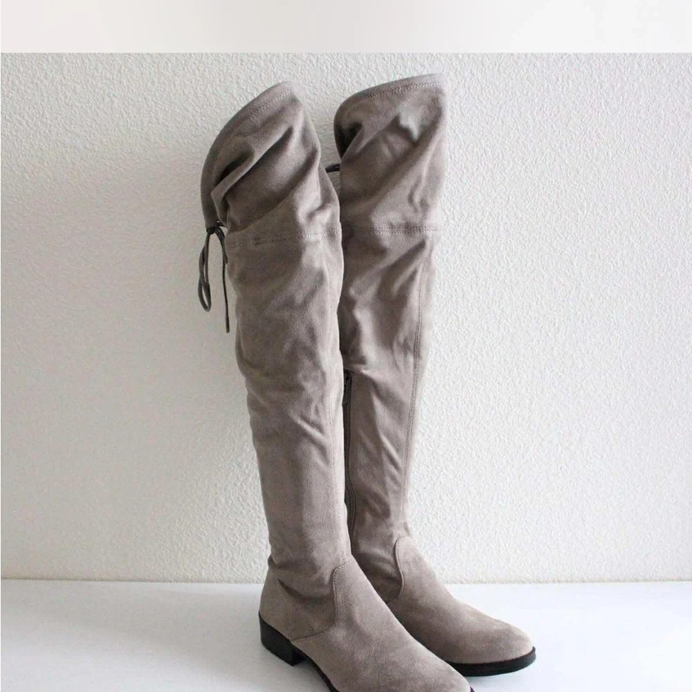 Circus by‎ Sam Edelman Taupe Over-the-Knee Boots